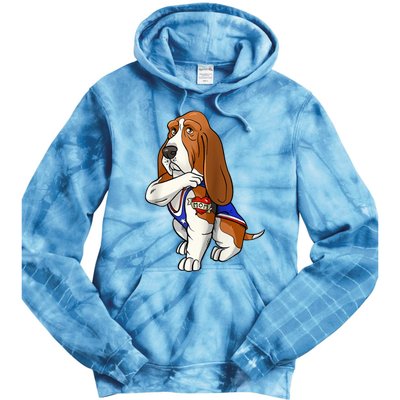 Basset Hound Dog Love Mom Puppy Owner Tie Dye Hoodie