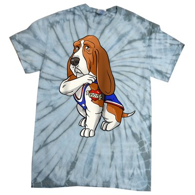 Basset Hound Dog Love Mom Puppy Owner Tie-Dye T-Shirt