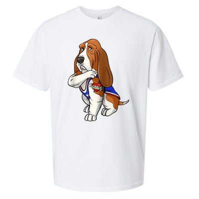 Basset Hound Dog Love Mom Puppy Owner Sueded Cloud Jersey T-Shirt