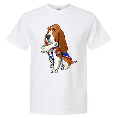 Basset Hound Dog Love Mom Puppy Owner Garment-Dyed Heavyweight T-Shirt