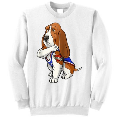 Basset Hound Dog Love Mom Puppy Owner Sweatshirt