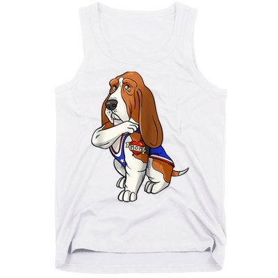 Basset Hound Dog Love Mom Puppy Owner Tank Top