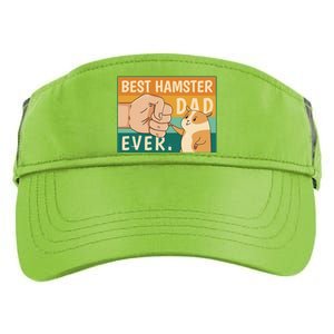 Best Hamster Dad Ever Retro Adult Drive Performance Visor