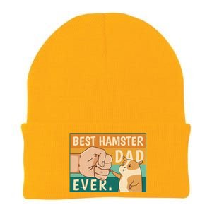 Best Hamster Dad Ever Retro Knit Cap Winter Beanie