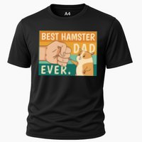 Best Hamster Dad Ever Retro Cooling Performance Crew T-Shirt