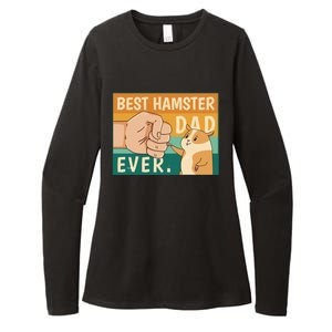 Best Hamster Dad Ever Retro Womens CVC Long Sleeve Shirt