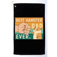 Best Hamster Dad Ever Retro Golf Towel