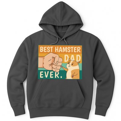 Best Hamster Dad Ever Retro Hoodie