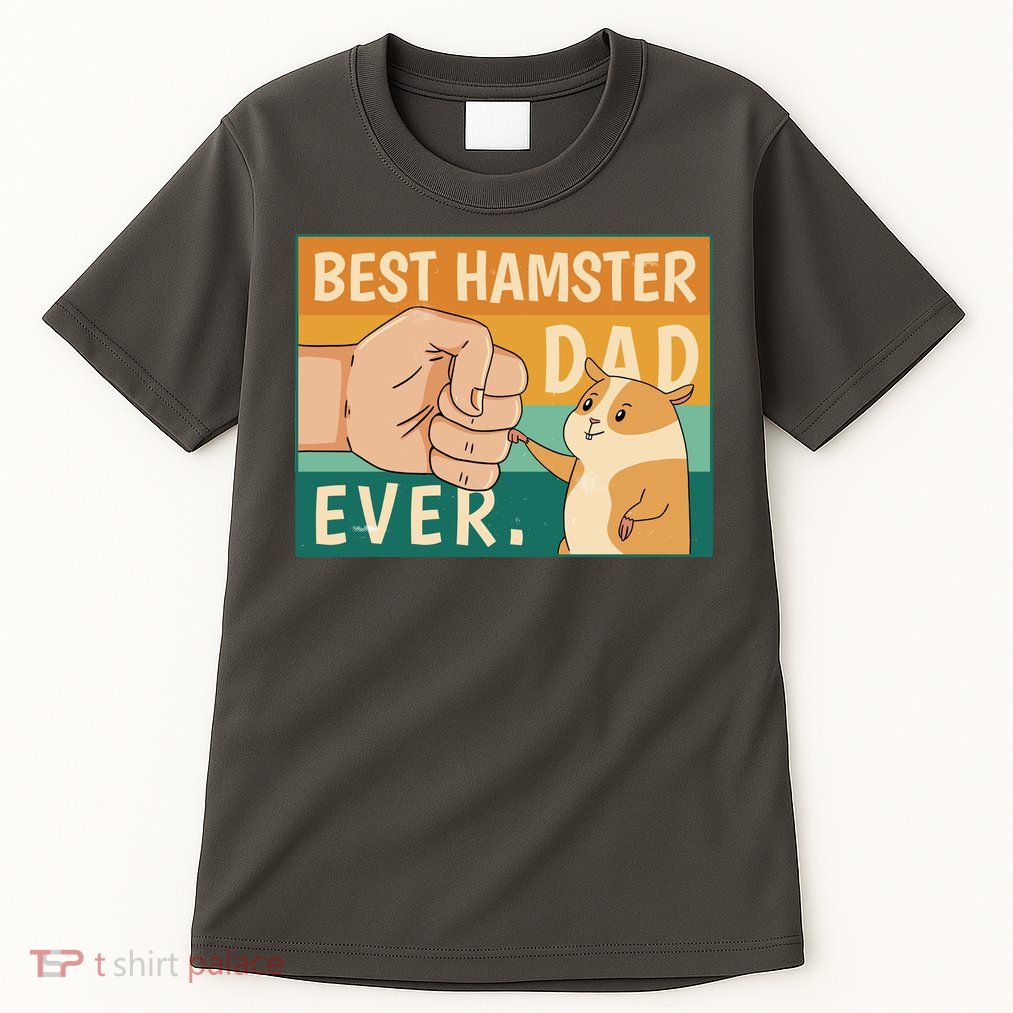 Best Hamster Dad Ever Retro Tall T-Shirt