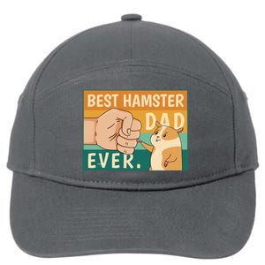 Best Hamster Dad Ever Retro 7-Panel Snapback Hat