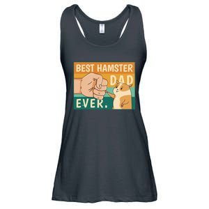 Best Hamster Dad Ever Retro Ladies Essential Flowy Tank