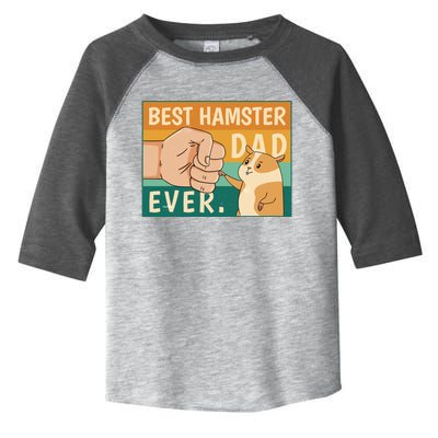 Best Hamster Dad Ever Retro Toddler Fine Jersey T-Shirt