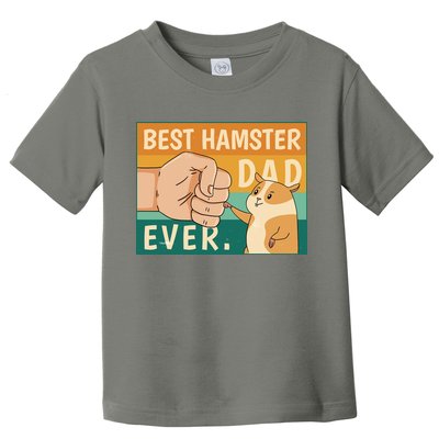 Best Hamster Dad Ever Retro Toddler T-Shirt