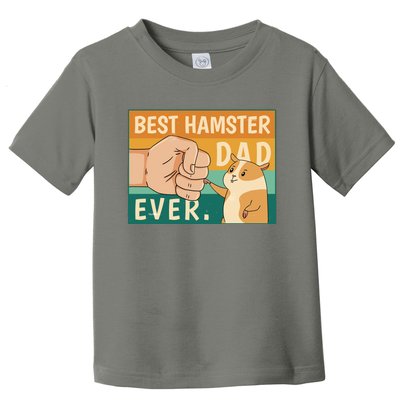 Best Hamster Dad Ever Retro Toddler T-Shirt