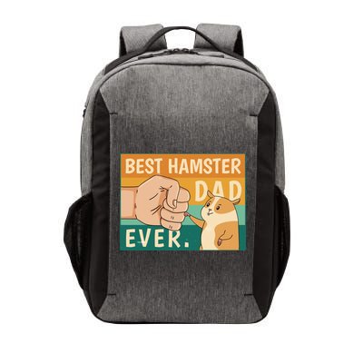 Best Hamster Dad Ever Retro Vector Backpack
