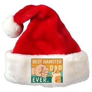 Best Hamster Dad Ever Retro Premium Christmas Santa Hat