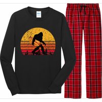 Bigfoot Hot Dog Long Sleeve Pajama Set