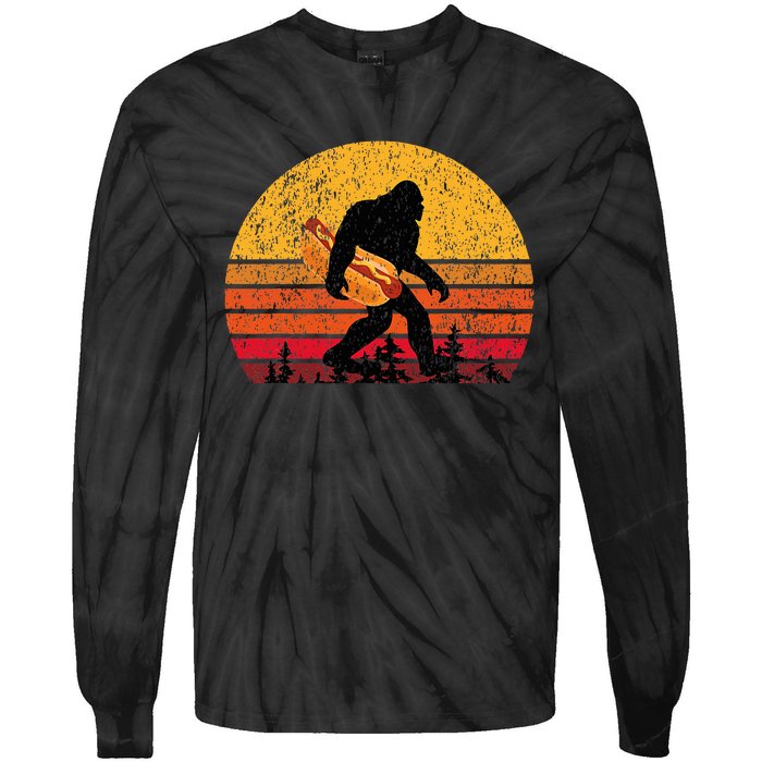 Bigfoot Hot Dog Tie-Dye Long Sleeve Shirt