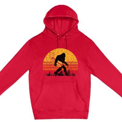 Bigfoot Hot Dog Premium Pullover Hoodie