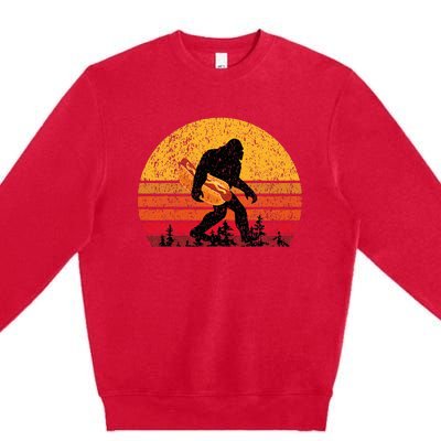 Bigfoot Hot Dog Premium Crewneck Sweatshirt