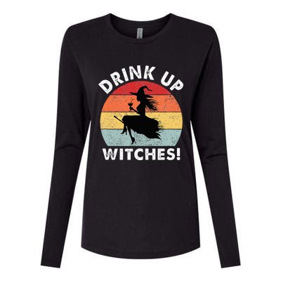 Bartender Halloween Drink Up Witches Womens Cotton Relaxed Long Sleeve T-Shirt