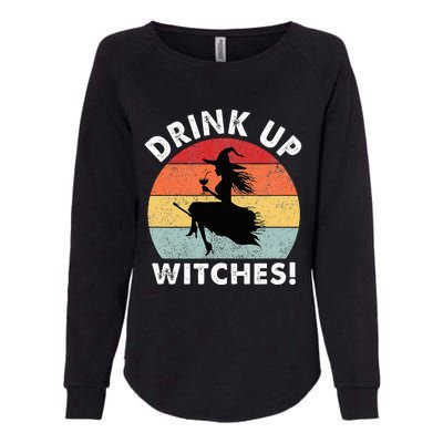 Bartender Halloween Drink Up Witches Womens California Wash Sweatshirt