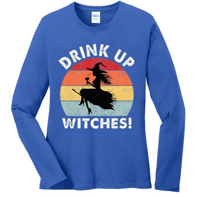 Bartender Halloween Drink Up Witches Ladies Long Sleeve Shirt