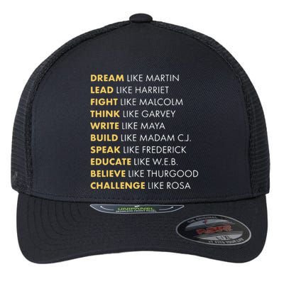 Black History Dream Like Martin Flexfit Unipanel Trucker Cap