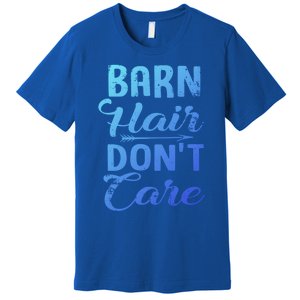 Barn Hair Dont Care Gift Premium T-Shirt