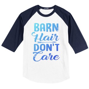 Barn Hair Dont Care Gift Baseball Sleeve Shirt