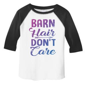 Barn Hair Dont Care Gift Toddler Fine Jersey T-Shirt