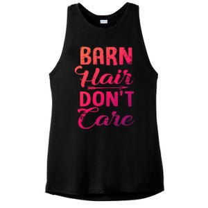 Barn Hair Dont Care Gift Ladies PosiCharge Tri-Blend Wicking Tank