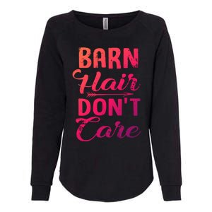 Barn Hair Dont Care Gift Womens California Wash Sweatshirt