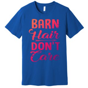 Barn Hair Dont Care Gift Premium T-Shirt