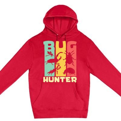 Bug Hunter Entomologist Insects Premium Pullover Hoodie