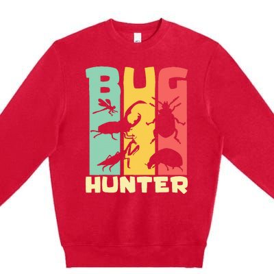 Bug Hunter Entomologist Insects Premium Crewneck Sweatshirt