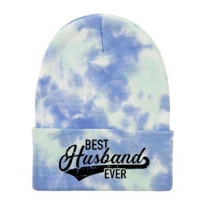 Best Husband Ever Tie Dye 12in Knit Beanie