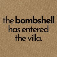 Bombshell Has Entered The Villa Funy Got A Text Chat Meme Cotton Canvas Backpack