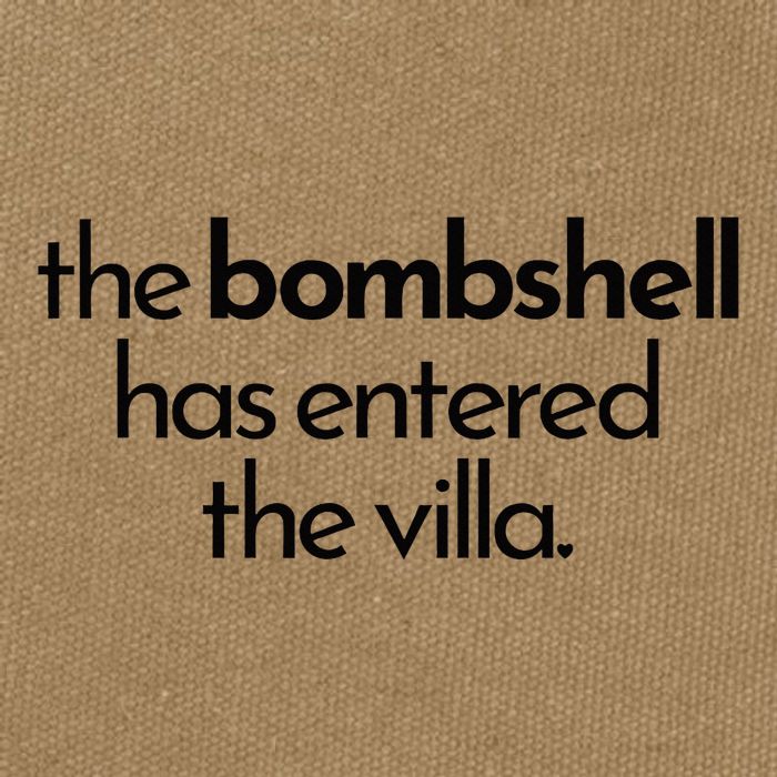 Bombshell Has Entered The Villa Funy Got A Text Chat Meme Cotton Canvas Backpack