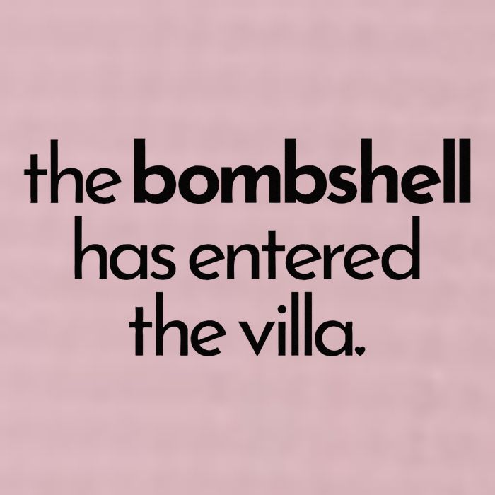 Bombshell Has Entered The Villa Funy Got A Text Chat Meme 25L Jumbo Tote