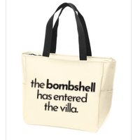 Bombshell Has Entered The Villa Funy Got A Text Chat Meme Zip Tote Bag