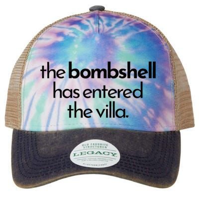 Bombshell Has Entered The Villa Funy Got A Text Chat Meme Legacy Tie Dye Trucker Hat