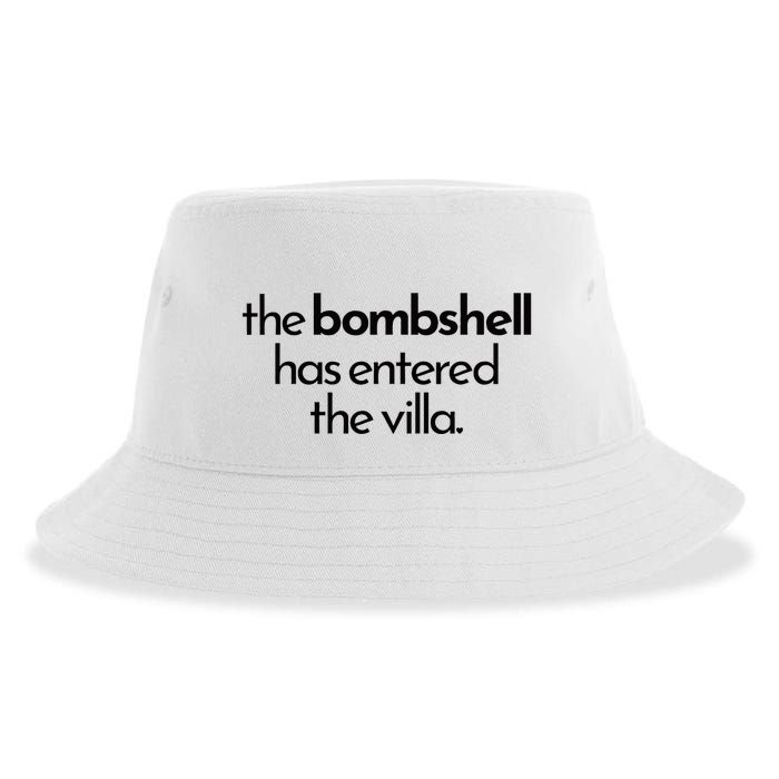 Bombshell Has Entered The Villa Funy Got A Text Chat Meme Sustainable Bucket Hat