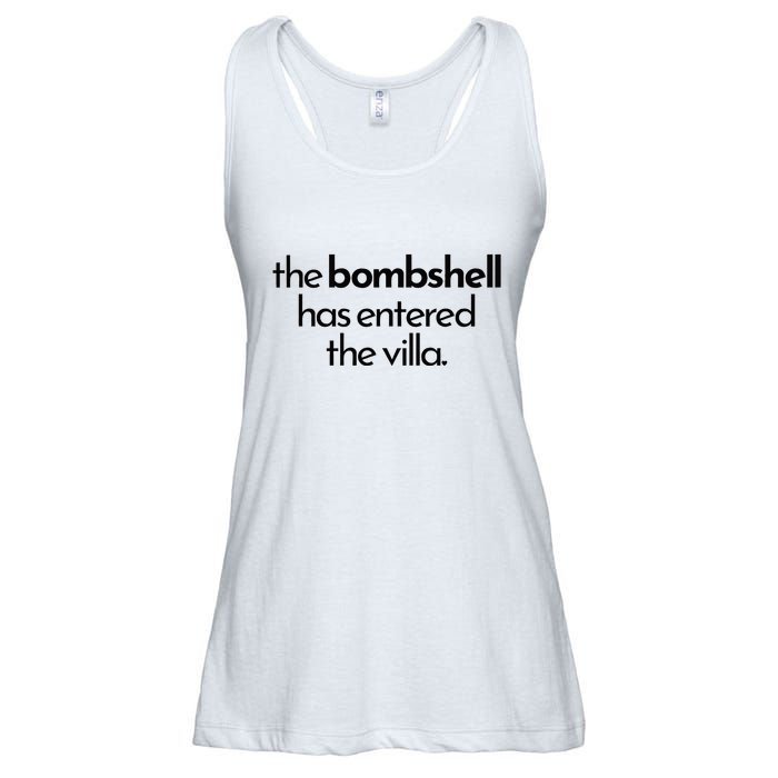 Bombshell Has Entered The Villa Funy Got A Text Chat Meme Ladies Essential Flowy Tank