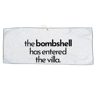 Bombshell Has Entered The Villa Funy Got A Text Chat Meme Large Microfiber Waffle Golf Towel