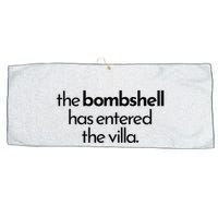 Bombshell Has Entered The Villa Funy Got A Text Chat Meme Large Microfiber Waffle Golf Towel