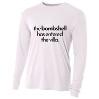 Bombshell Has Entered The Villa Funy Got A Text Chat Meme Cooling Performance Long Sleeve Crew