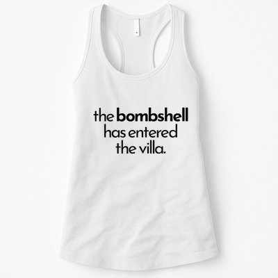 Bombshell Has Entered The Villa Funy Got A Text Chat Meme Womens Tank Top