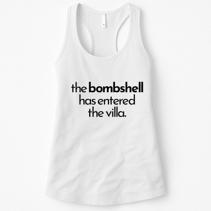 Bombshell Has Entered The Villa Funy Got A Text Chat Meme Womens Tank Top