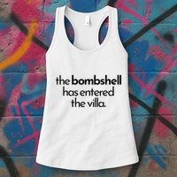 Bombshell Has Entered The Villa Funy Got A Text Chat Meme Womens Tank Top